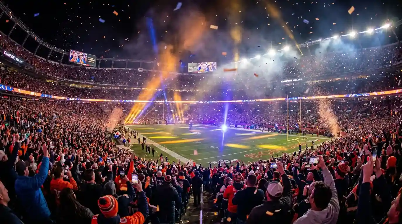 Super Bowl -ottelun tunnelma stadionilla vedonlyöntinäkökulmasta